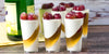DLux Mini Dessert Cups New Year's Sparkling Wine Panna Cotta