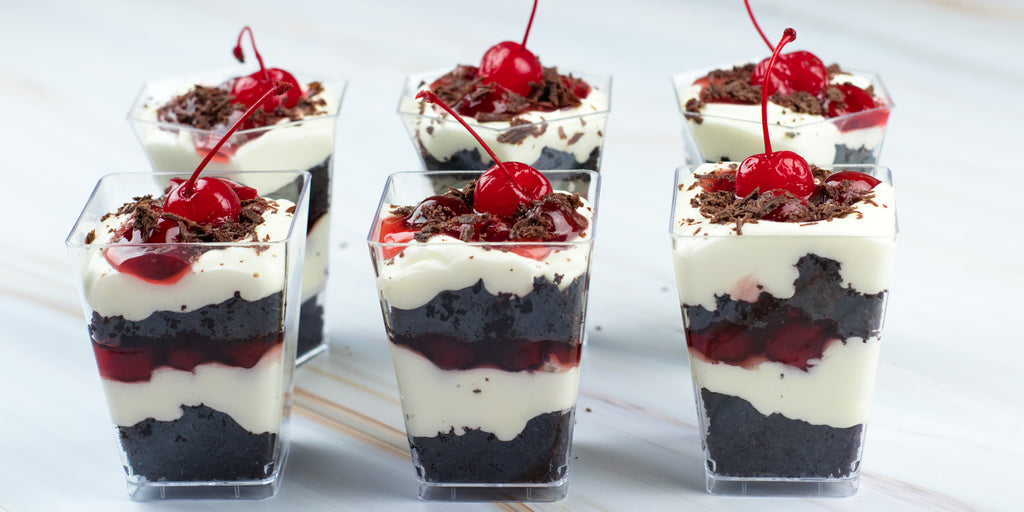 DLux Mini Dessert Cups Black Forest Cake