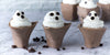 DLux Mini Dessert Cups Halloween Ghosts Chocolate Mousse