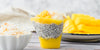 DLux Mini Dessert Cups Mango Coconut Chia Pudding