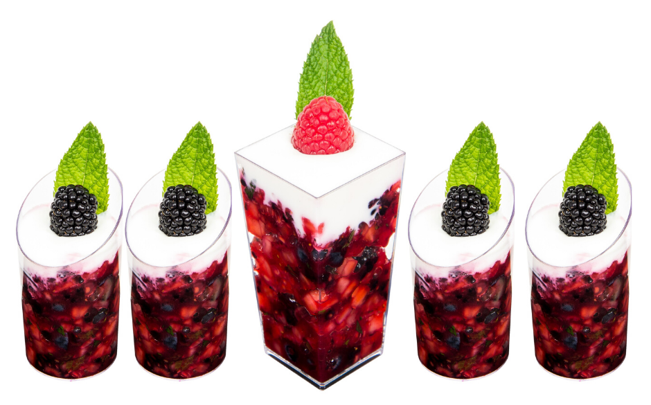 Whipped Cream Berry Medley Mini Dessert Cups