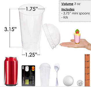 3oz Shooter + Spoons & Lids (50 Pack)