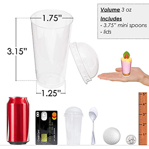 Image of 3oz Shooter + Spoons & Lids (100 Pack)