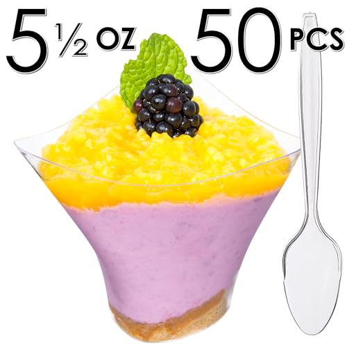 5.5oz Large Swirl + Spoon (50 Pack)