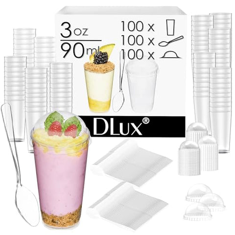 Image of 3oz Shooter + Spoons & Lids (100 Pack)