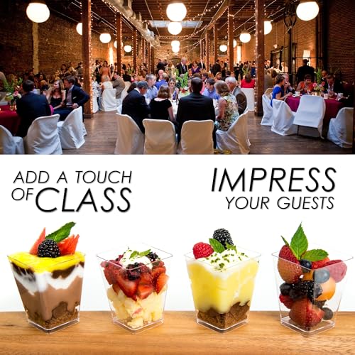 5oz Square + Spoons (100 Pack)