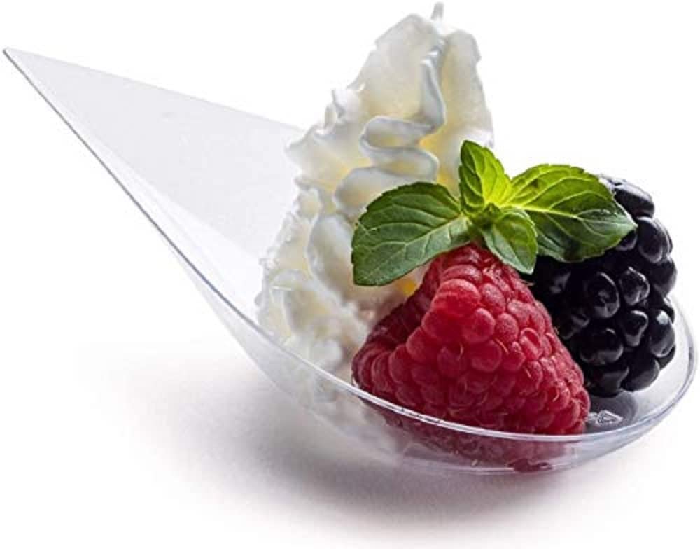1000 Mini Dessert Cups [4-inch, Tear Drop Clear]