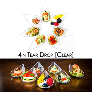 Tear Drop - Clear (500 Pack)