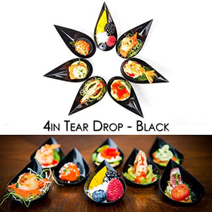 Tear Drop - Black ( 100 pack )