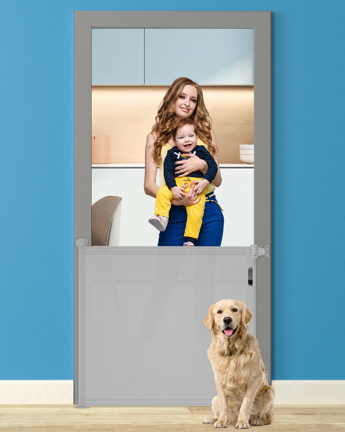 Durable Mesh Extra Wide Baby Gate for Your Child