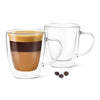 5.4oz Espresso Cups with Handles ( Set of 2 )
