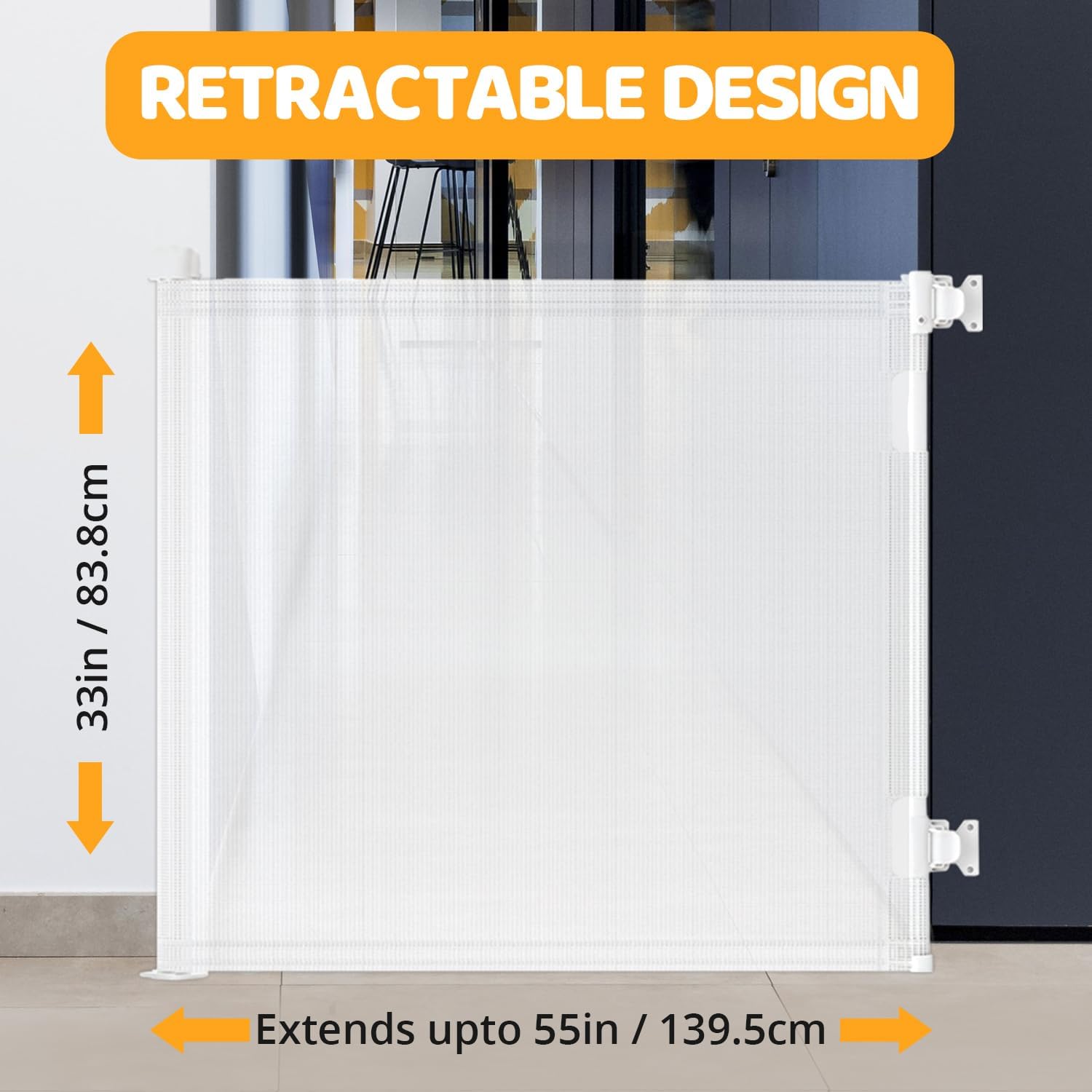 Durable Mesh Extra Wide Baby Gate for Your Child