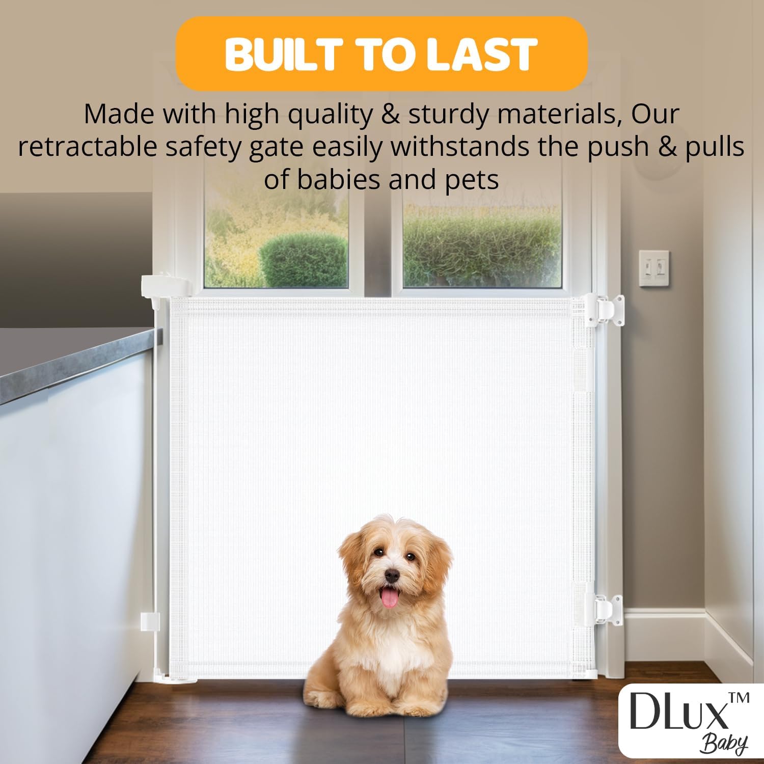 Durable Mesh Extra Wide Baby Gate for Your Child