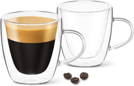 3oz Espresso Cups with Handles ( Set of 2 )