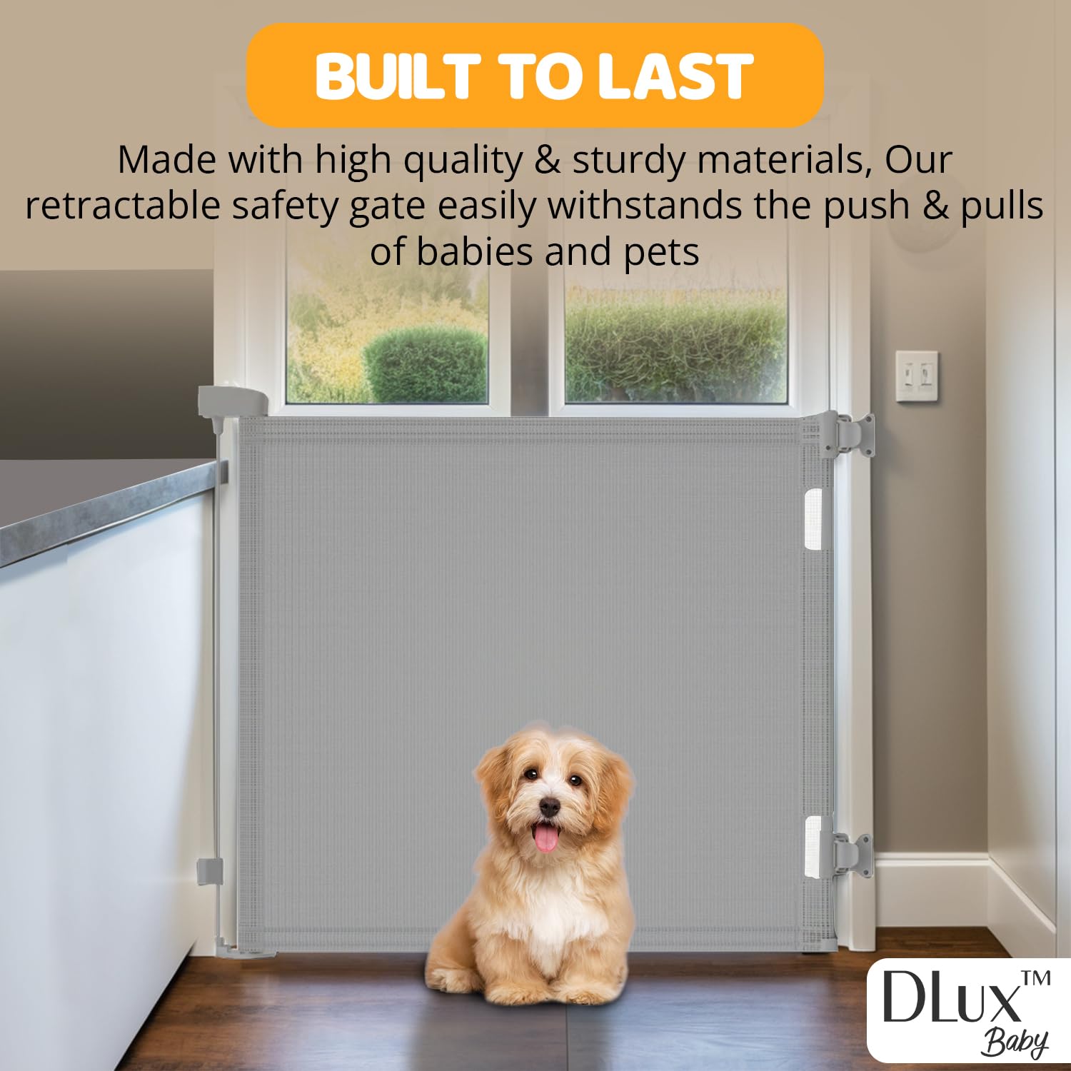 Durable Mesh Extra Wide Baby Gate for Your Child