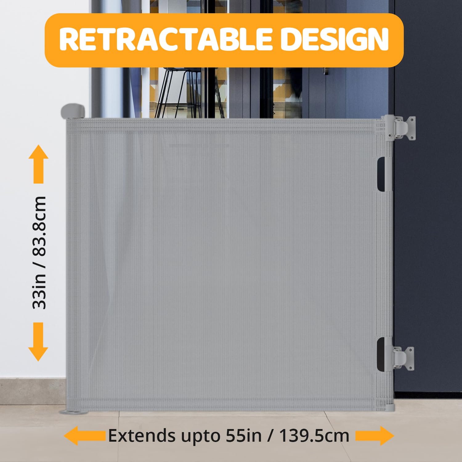 Durable Mesh Extra Wide Baby Gate for Your Child