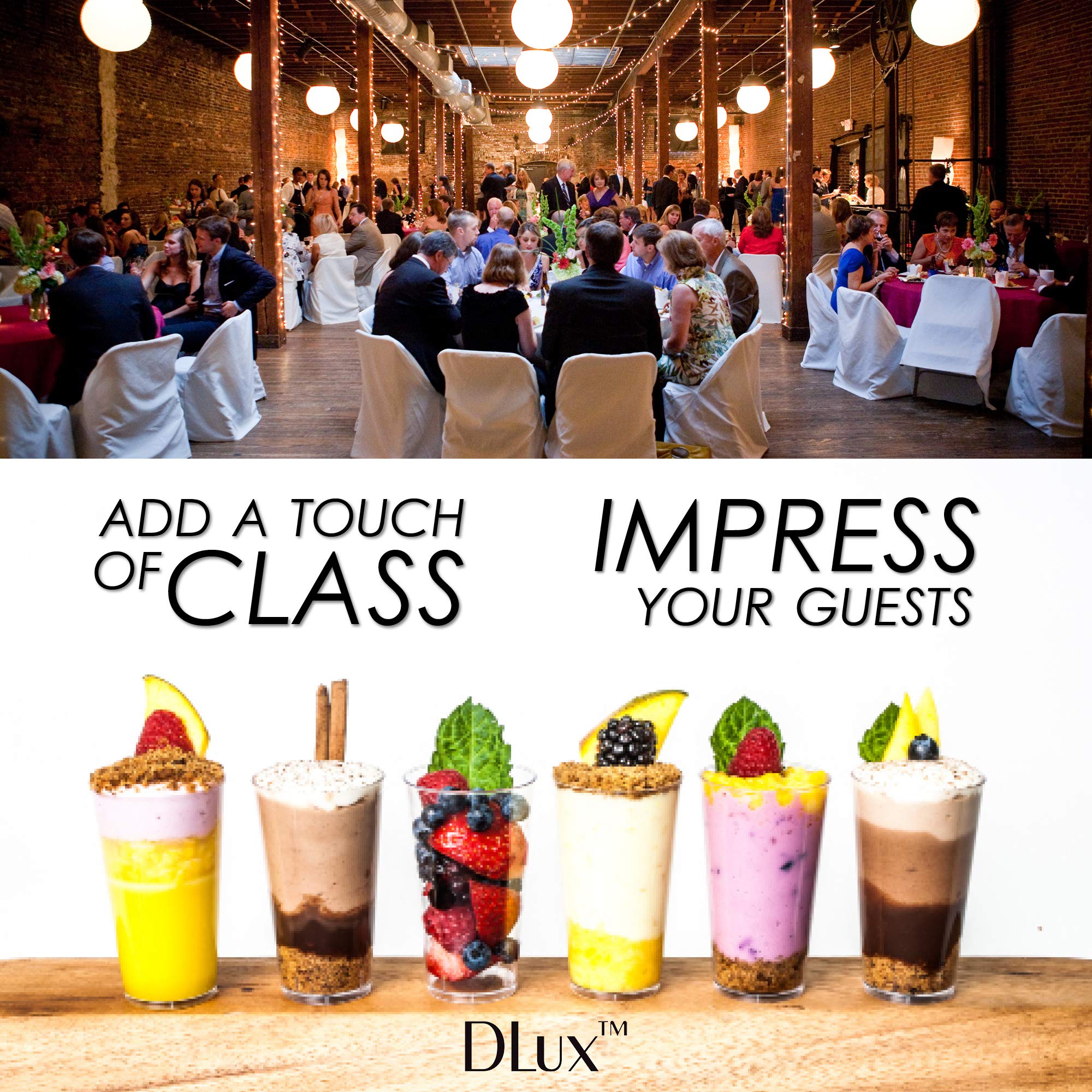 1000 Mini Dessert Cups [3 oz, Shooter]