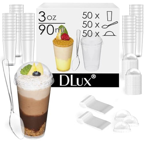 Image of 3oz Shooter + Spoons & Lids (50 Pack)