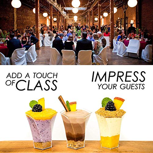 5oz Hexa Swirl + Spoon ( 36 Pack )