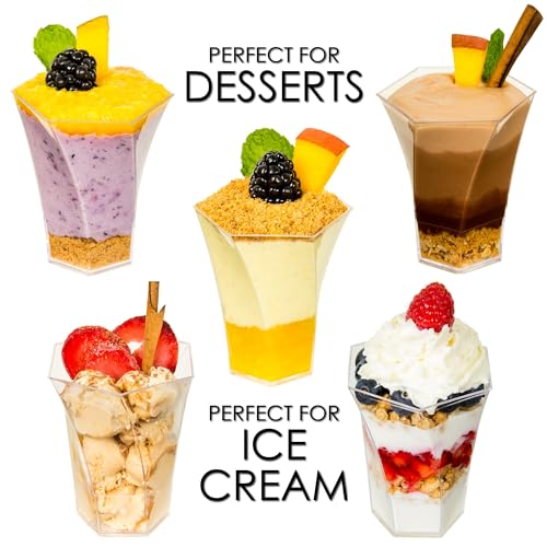 5oz Hexa Swirl + Spoon ( 36 Pack )