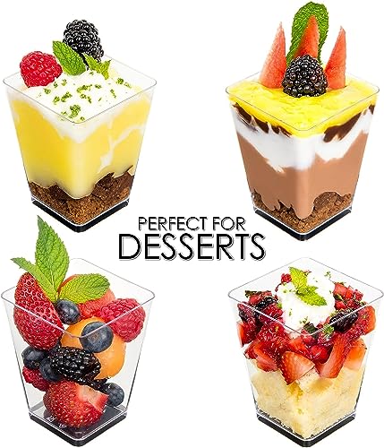 5oz Square + Spoon & Lid ( 40 Pack )