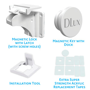 DLux Baby Safety Magnetic Cabinet Locks - 41 pack